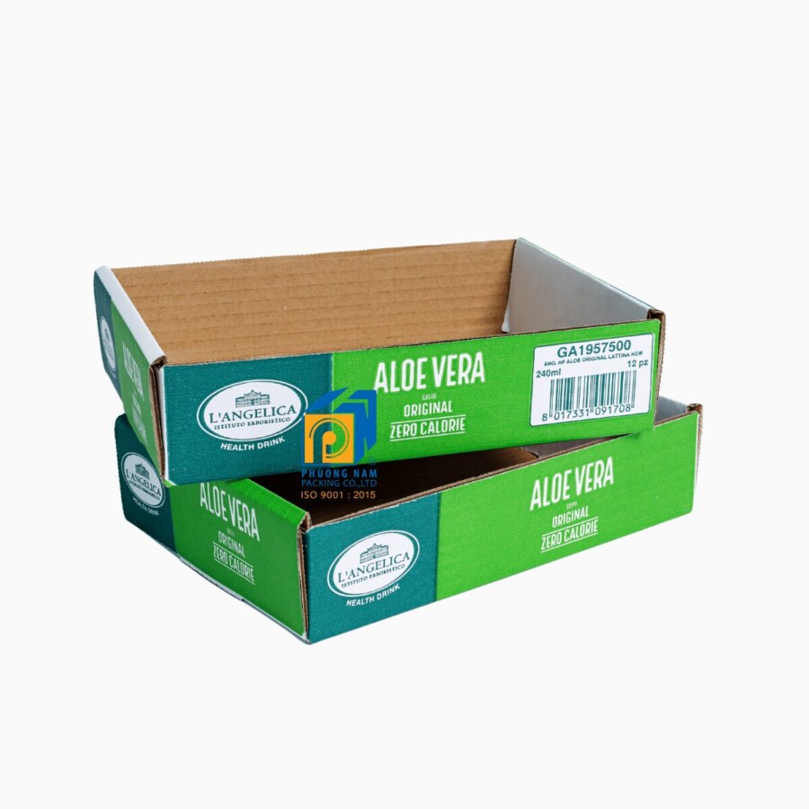 3 Ply Corrugated cartons for Aloe Vera drinks