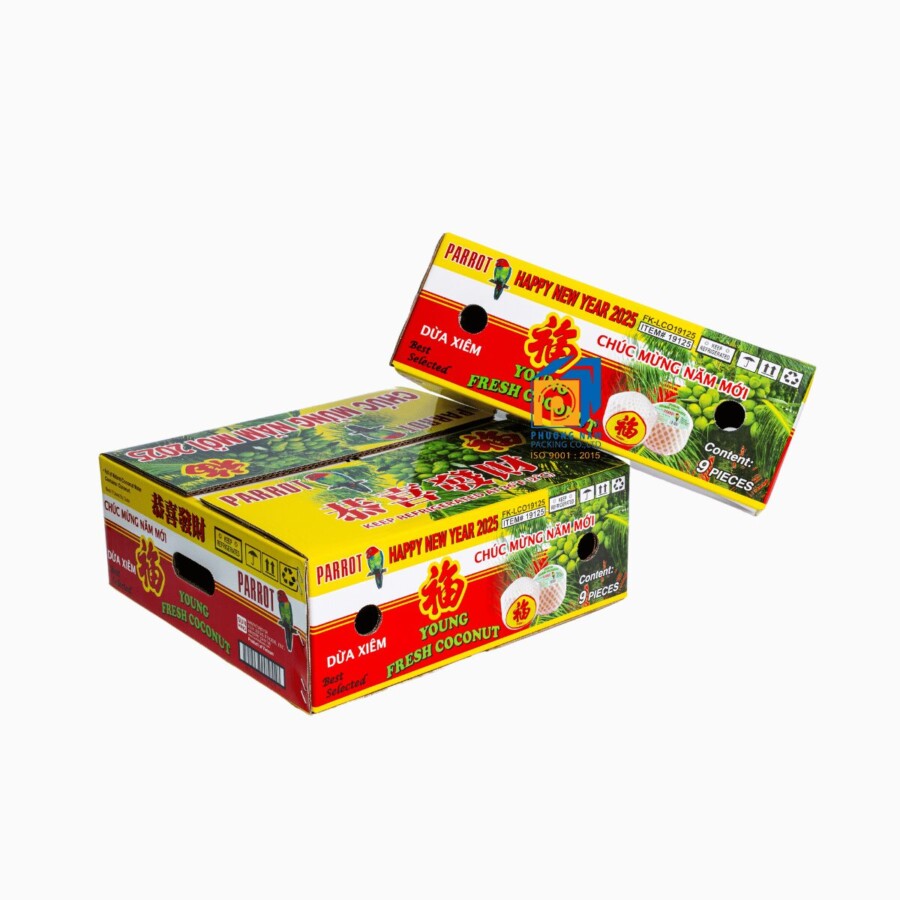 7 Ply Corrugated cartons for coconuts